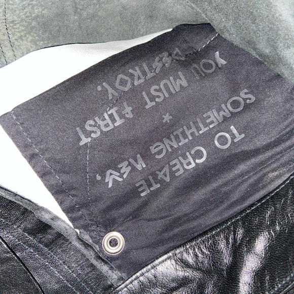 Unravel project black leather pants. - Picture 4 of 6